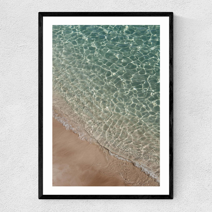 Where Sand and Water Narrow Black Frame Where Sand and Water Narrow Black Frame