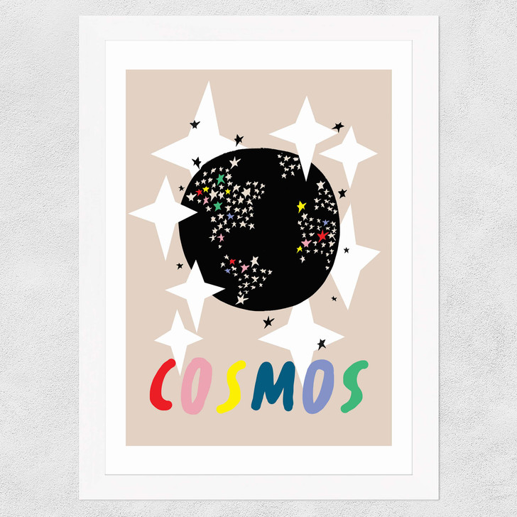 Cosmos Wide White Frame