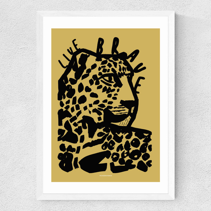 Live Brave Medium White Frame Live Brave Medium White Frame