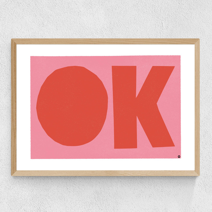OK! Medium Oak Frame