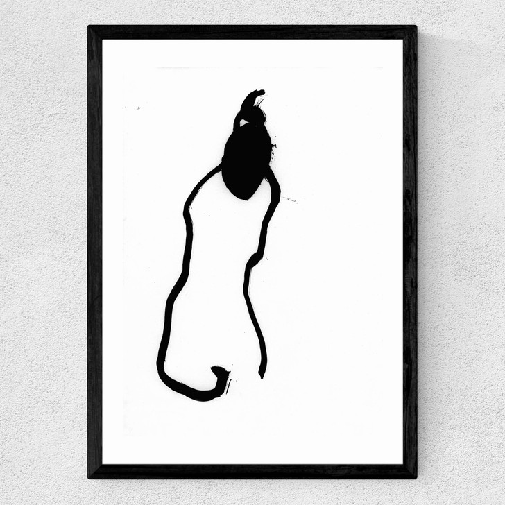 Female Figure II Medium Black Frame Female Figure II Medium Black Frame