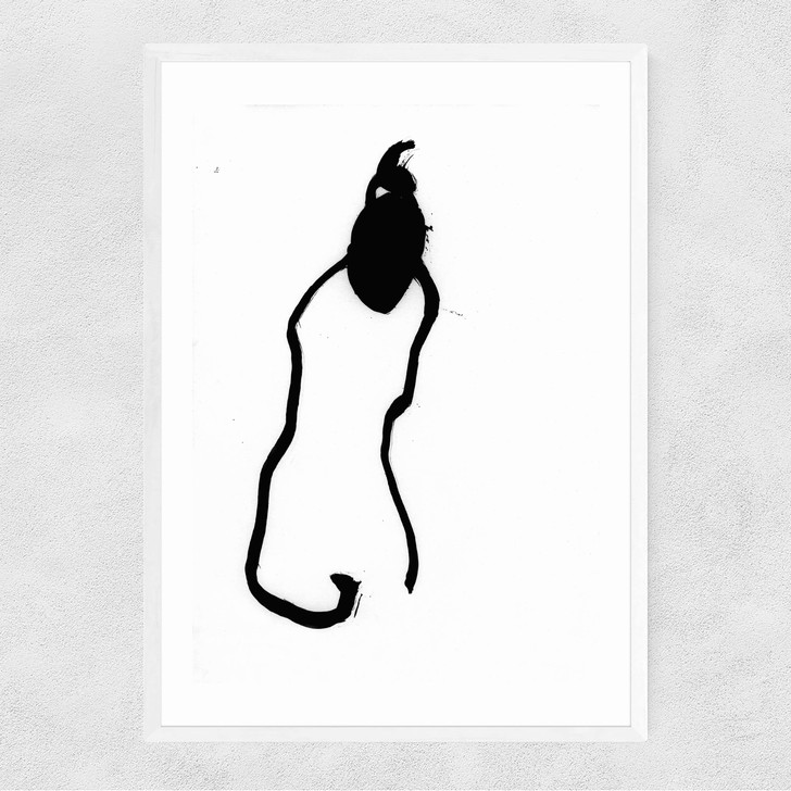 Female Figure II Narrow White Frame Female Figure II Narrow White Frame