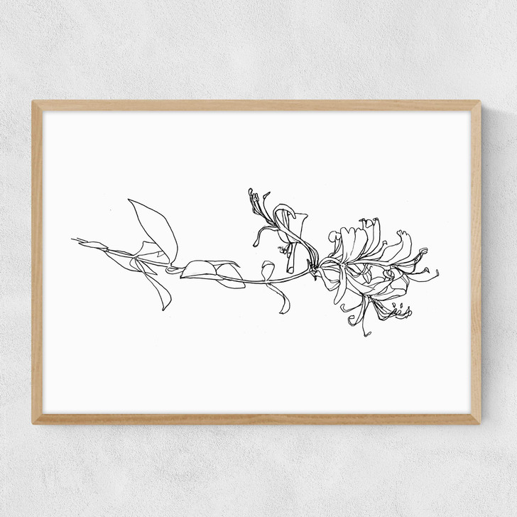 Honeysuckle Narrow Oak Frame Honeysuckle Narrow Oak Frame