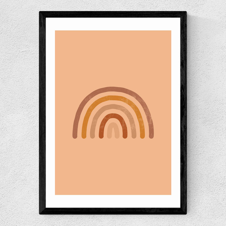 Boho Rainbow Medium Black Frame Boho Rainbow Medium Black Frame