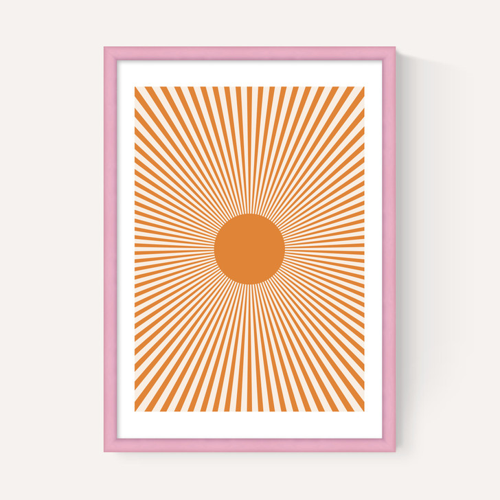Orange Sun Rays