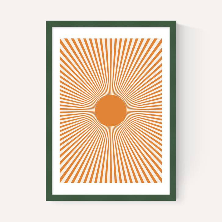 Orange Sun Rays