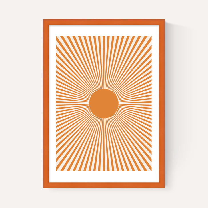 Orange Sun Rays