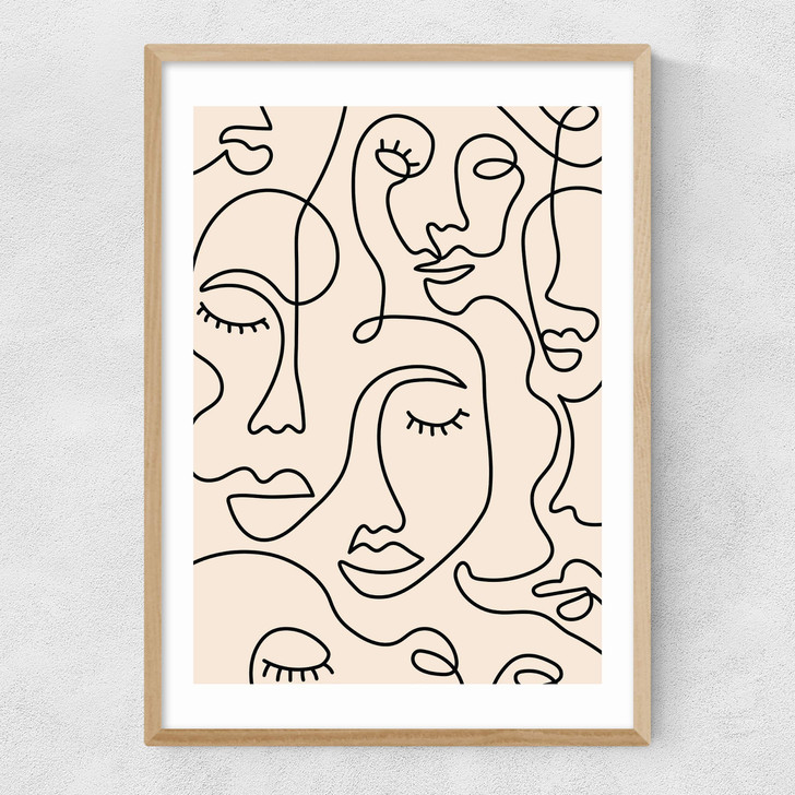 Single Line Faces