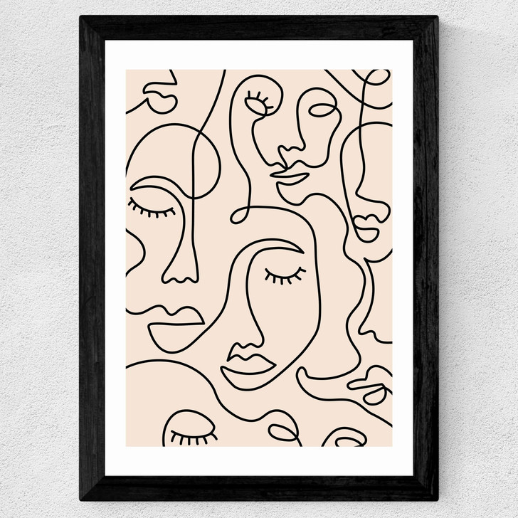 Single Line Faces