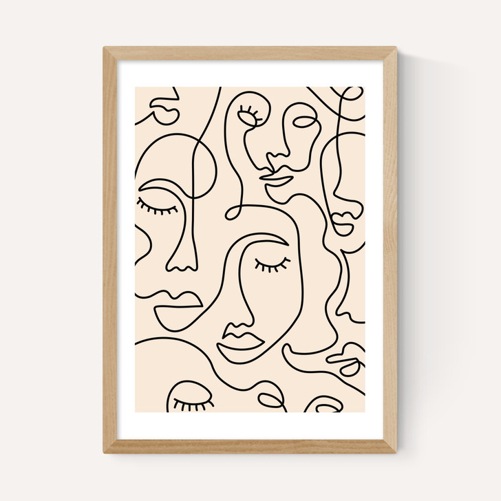 Single Line Faces