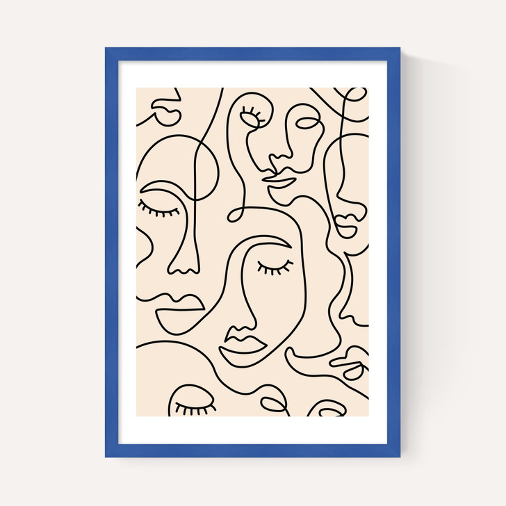 Single Line Faces