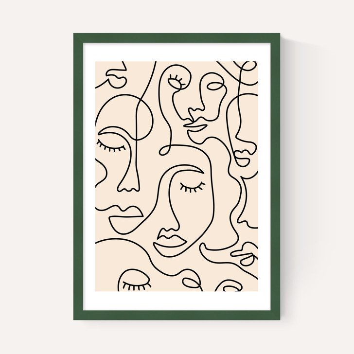 Single Line Faces