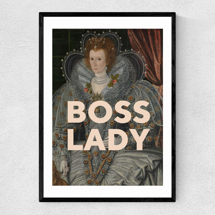 Boss Lady Narrow Black Frame Boss Lady Narrow Black Frame