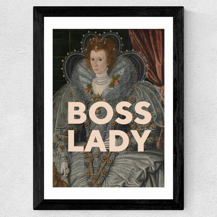 Boss Lady Wide Black Frame Boss Lady Wide Black Frame