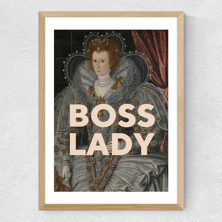 Boss Lady Medium Oak Frame