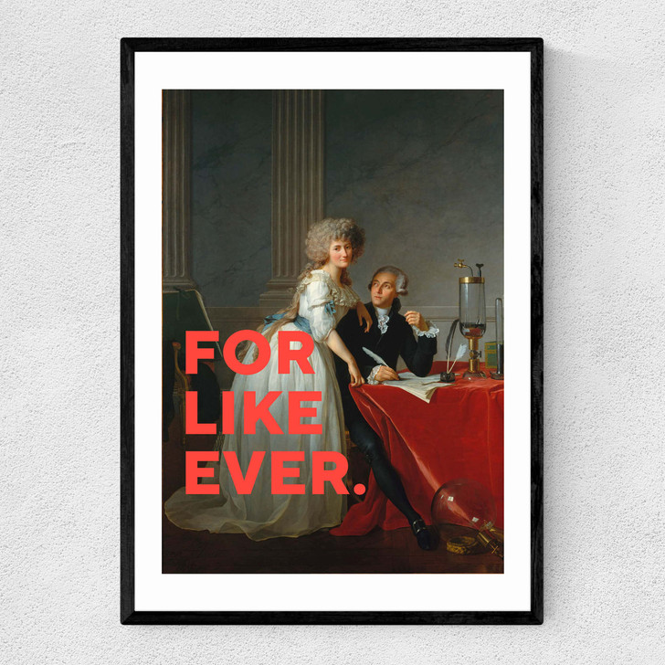 For Like Ever Narrow Black Frame