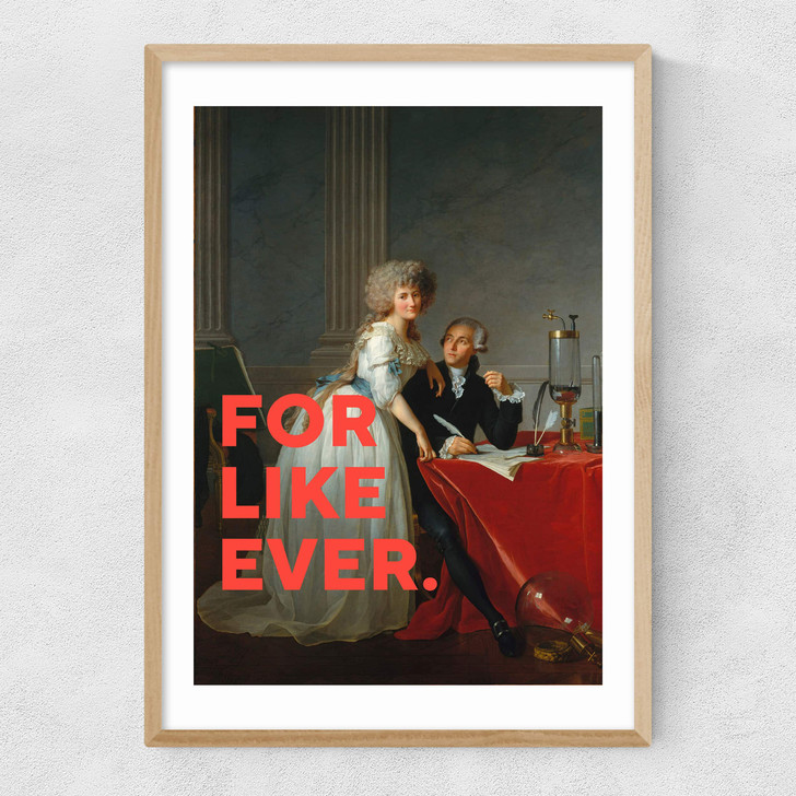 For Like Ever Narrow Oak Frame
