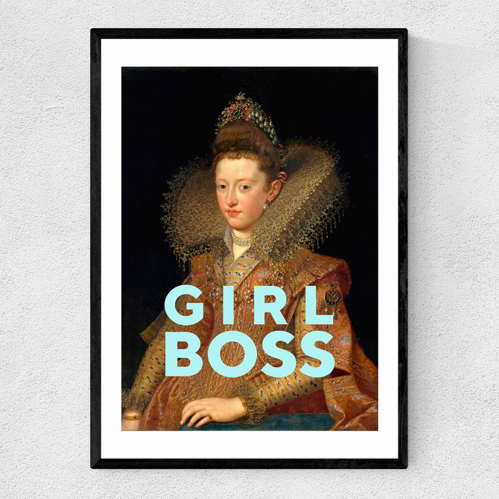 Girl Boss Narrow Black Frame