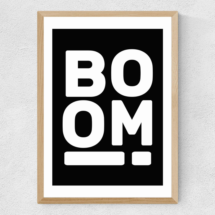 Boom Medium Oak Frame Boom Medium Oak Frame