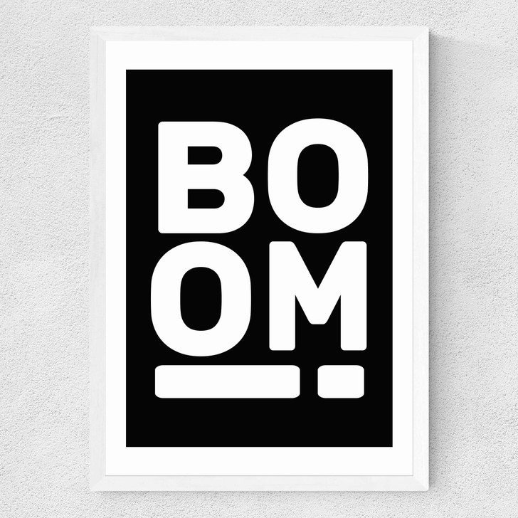 Boom Medium White Frame Boom Medium White Frame