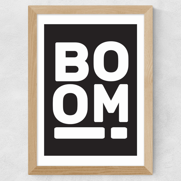 Boom Wide Oak Frame