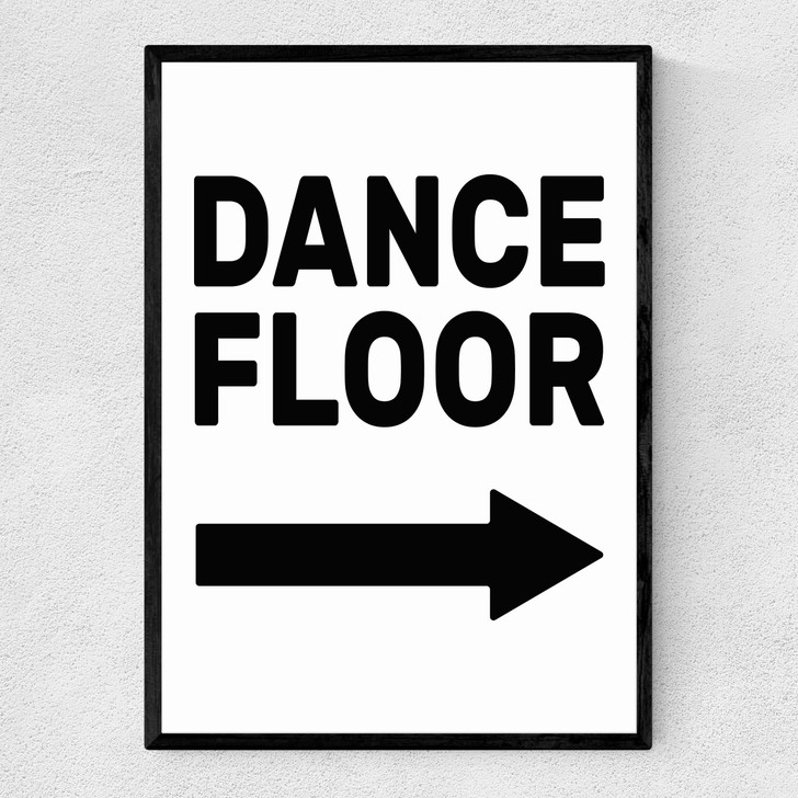 Dancefloor Narrow Black Frame Dancefloor Narrow Black Frame