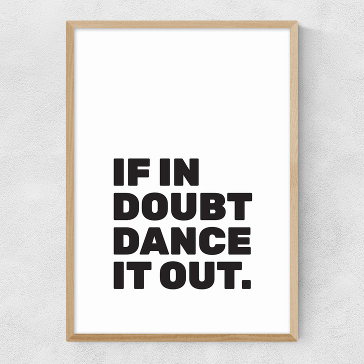 Dance It Out Narrow Oak Frame
