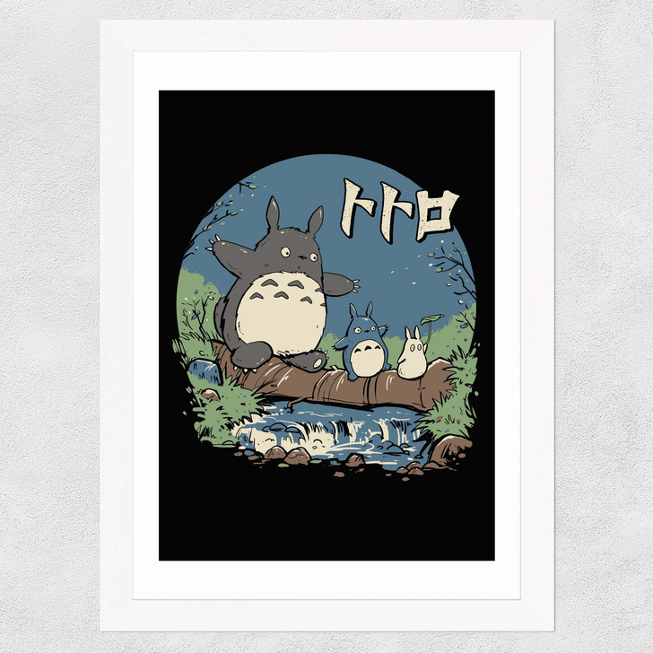 Neighbours in the Wood Wide White Frame