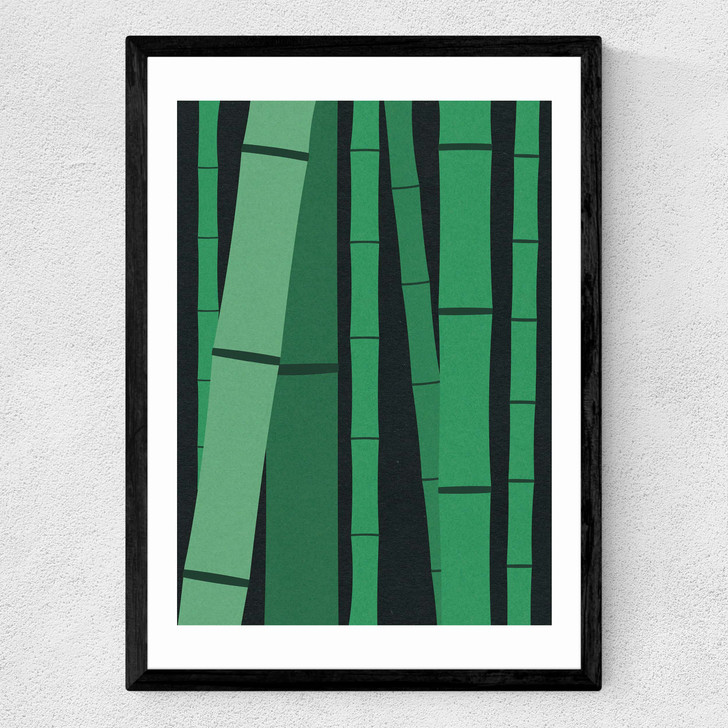 Bamboo Woods Medium Black Frame Bamboo Woods Medium Black Frame