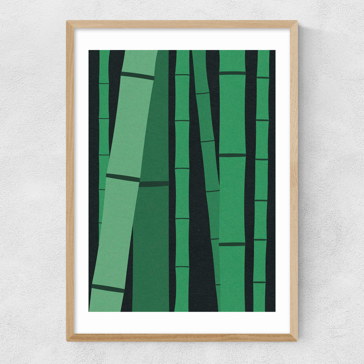 Bamboo Woods Narrow Oak Frame Bamboo Woods Narrow Oak Frame