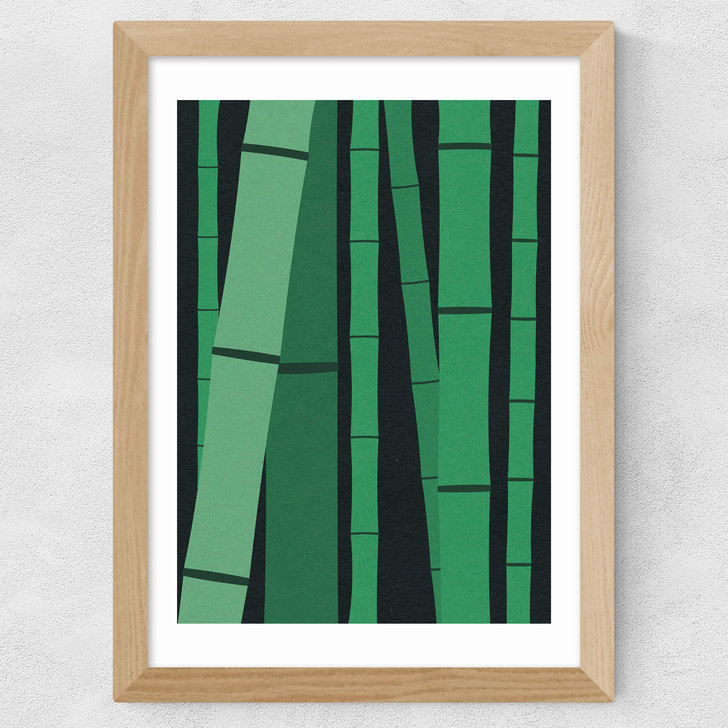 Bamboo Woods Wide Oak Frame Bamboo Woods Wide Oak Frame