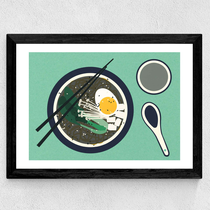 Breakfast at Mr Chan Wide Black Frame Breakfast at Mr Chan Wide Black Frame