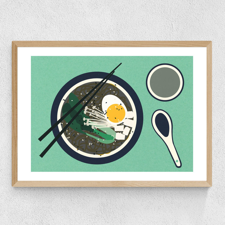 Breakfast at Mr Chan Medium Oak Frame Breakfast at Mr Chan Medium Oak Frame