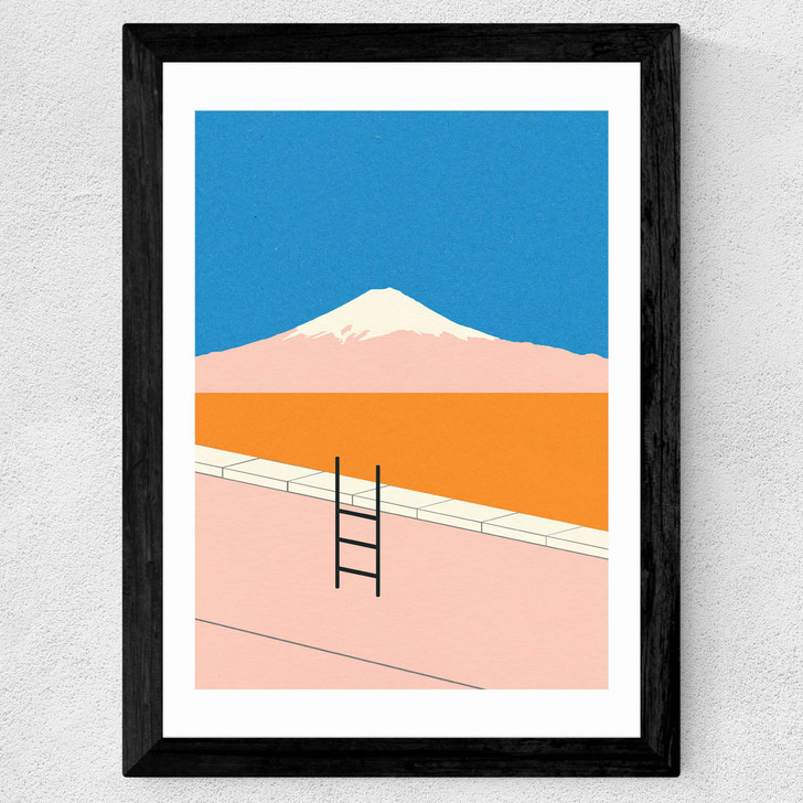 Fuji Pool Wide Black Frame Fuji Pool Wide Black Frame