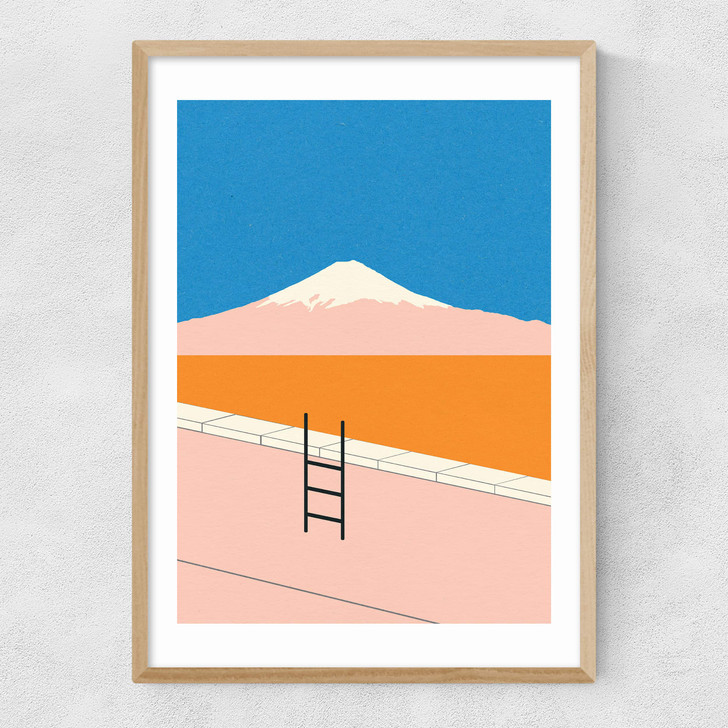 Fuji Pool Narrow Oak Frame Fuji Pool Narrow Oak Frame