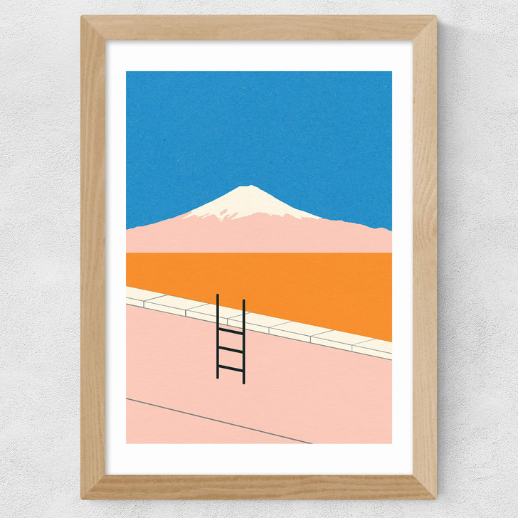 Fuji Pool Wide Oak Frame Fuji Pool Wide Oak Frame