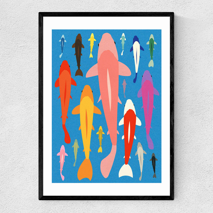 Koi Gang Narrow Black Frame