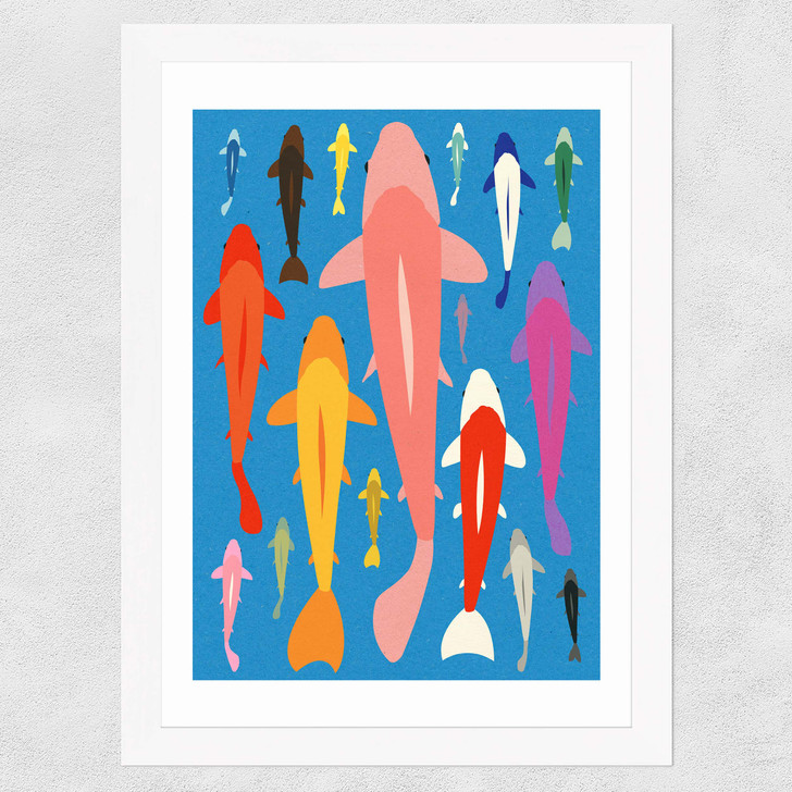 Koi Gang Wide White Frame