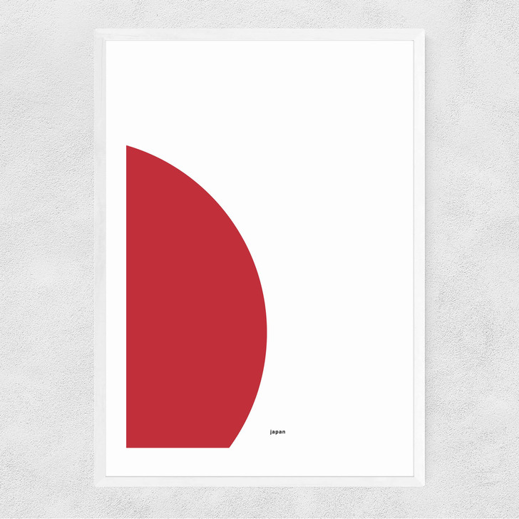 Japan by Rafael Farias Narrow White Frame