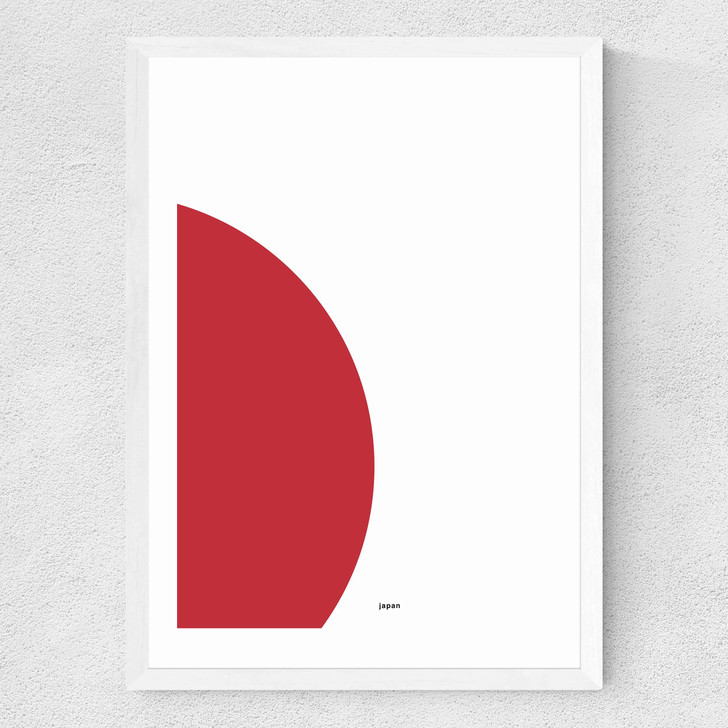 Japan by Rafael Farias Medium White Frame
