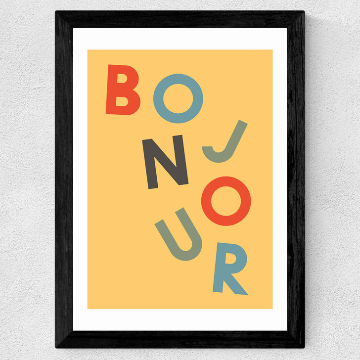 Bonjour Wide Black Frame