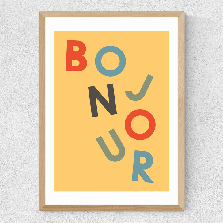Bonjour Medium Oak Frame