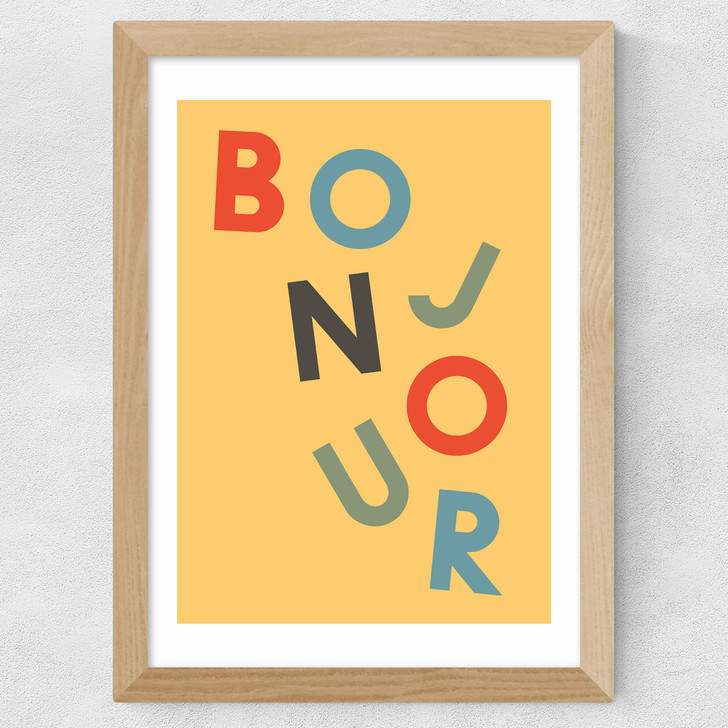 Bonjour Wide Oak Frame