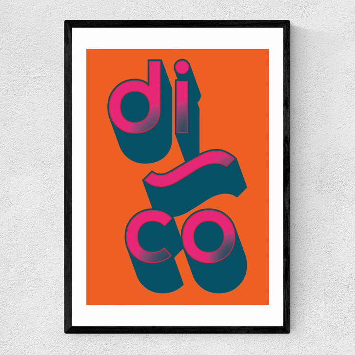 Disco by Limbo and ginger Narrow Black Frame
