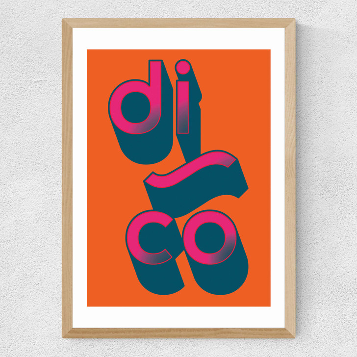 Disco by Limbo and ginger Medium Oak Frame