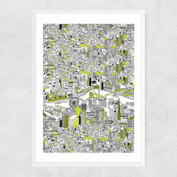 Sharm London Narrow White Frame Sharm London Narrow White Frame