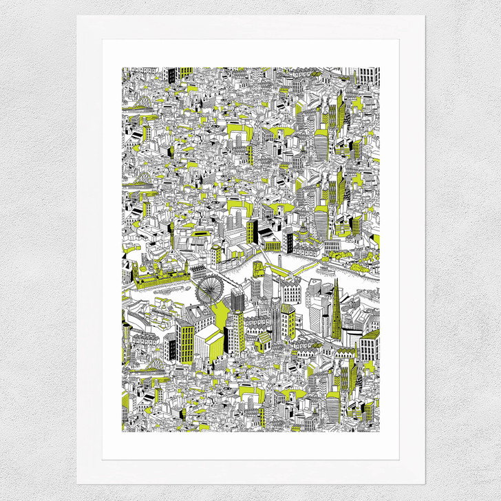 Sharm London Wide White Frame Sharm London Wide White Frame