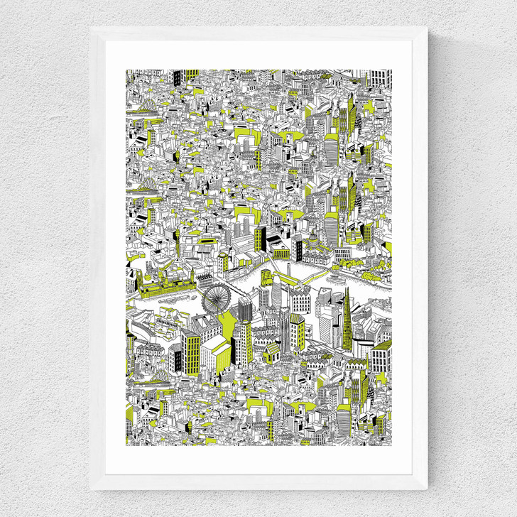 Sharm London Medium White Frame