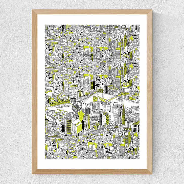 Sharm London Medium Oak Frame