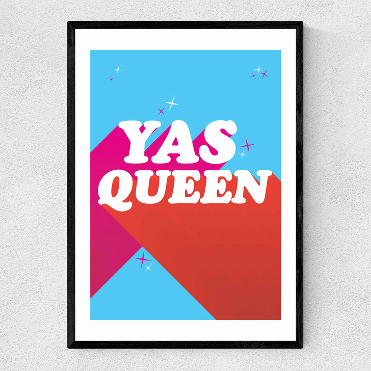 Yas Queen Narrow Black Frame